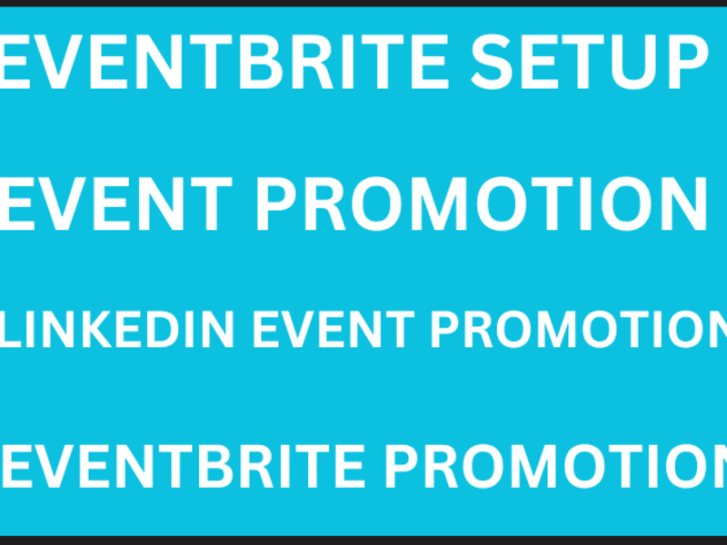 Cover image for I will promote christian event, eventbrite marketing