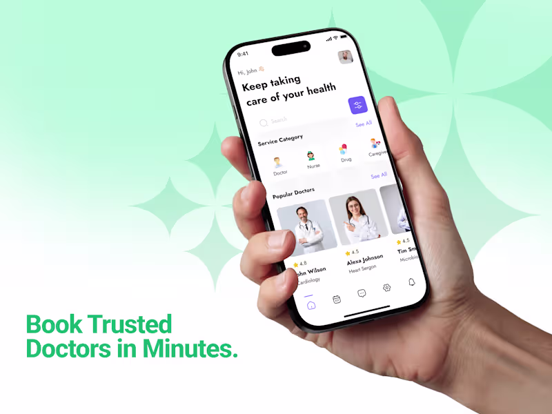 Cover image for Curelio: Smart Doctor Appointment and Virtual Care App