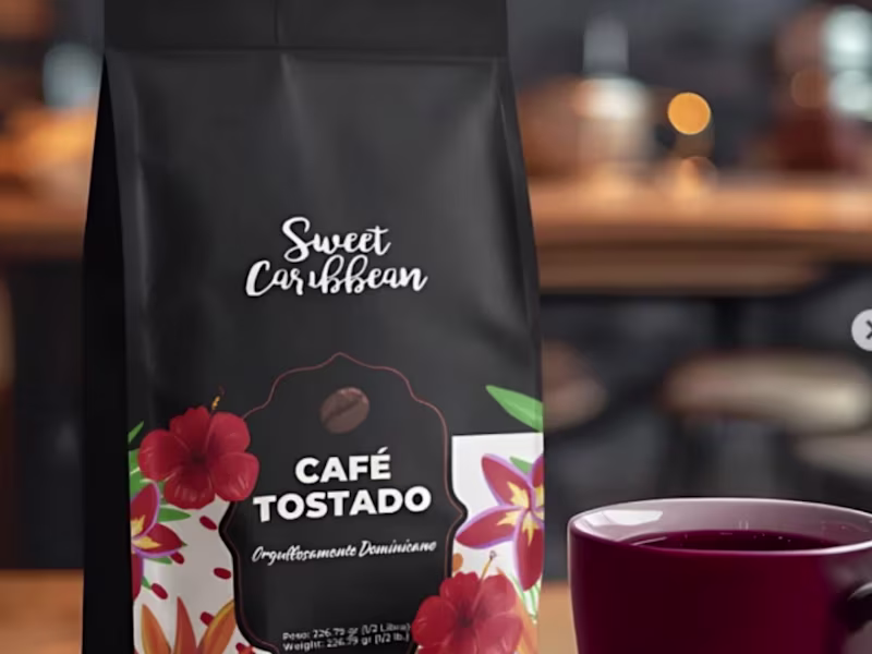 Cover image for Proudly Dominican☕️ For this client, we designed a minimalis...