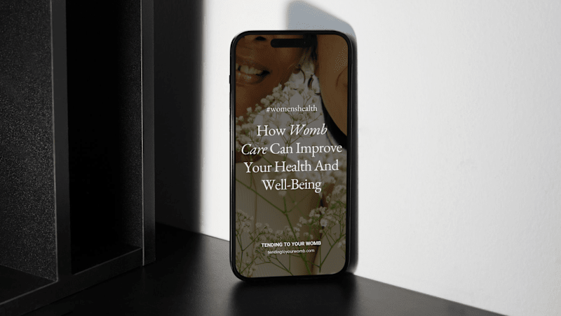 Cover image for Tending To Your Womb | Pinterest Management & eBook Design 