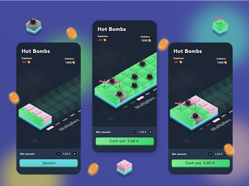 Cover image for Hot Bombs game for Mintablo.