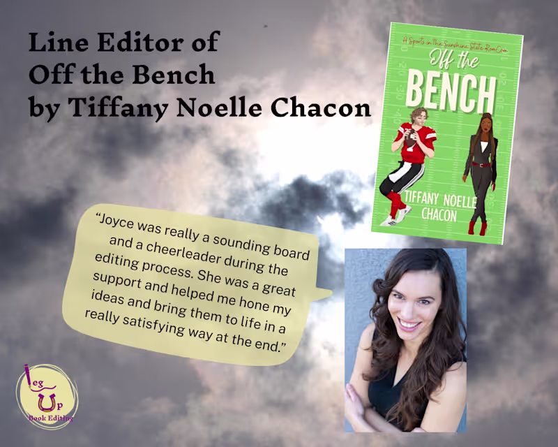 Cover image for Line Editing for 'Off the Bench' by Tiffany Noelle Chacon