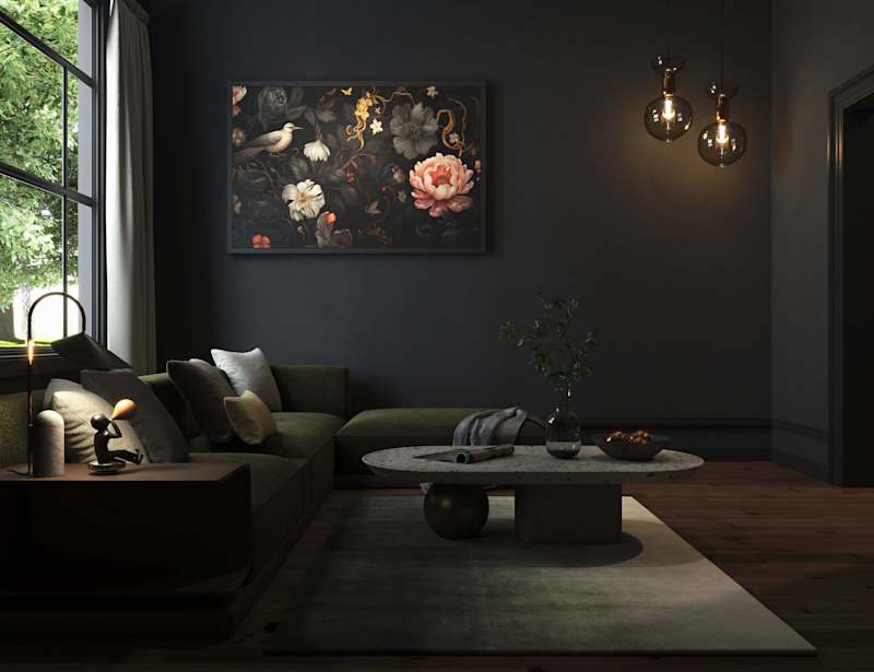 Cover image for MOODY LIVING ROOM - CONCEPT