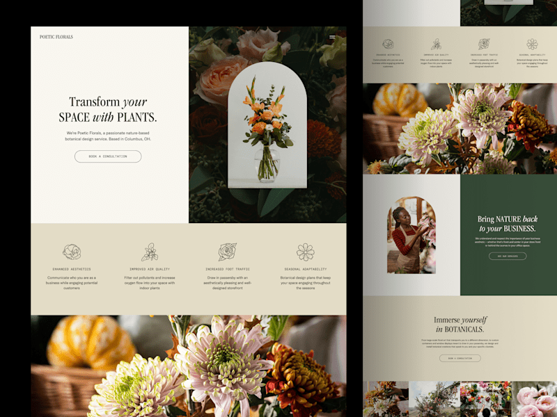 Cover image for Floral Shop Website