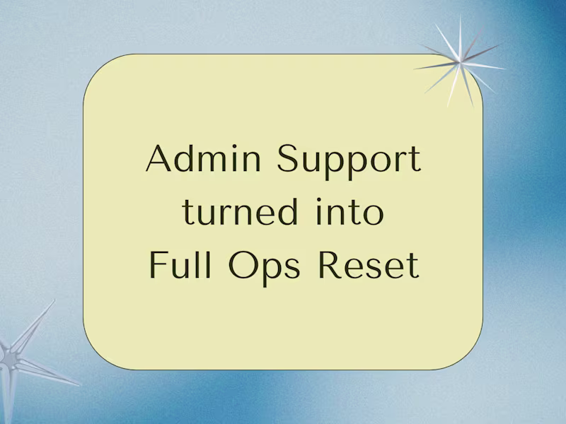 Cover image for Full Operations Reset with Notion