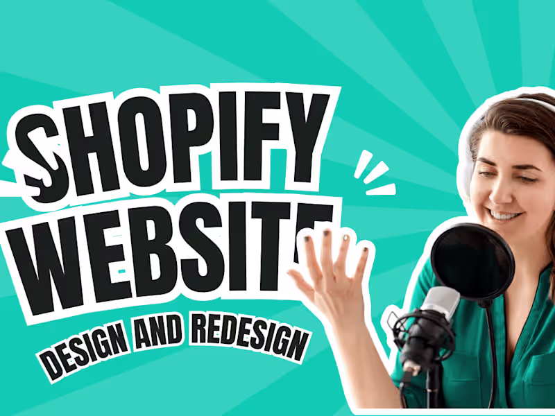 Cover image for create shopify dropshipping store design shopiy website redesign