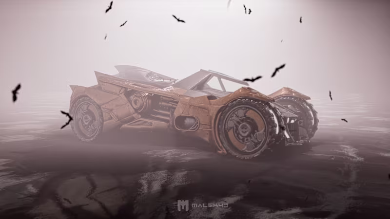 Cover image for BatMobile Arkham Knight 