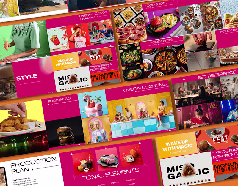 Cover image for Food brand pitch deck presentation 