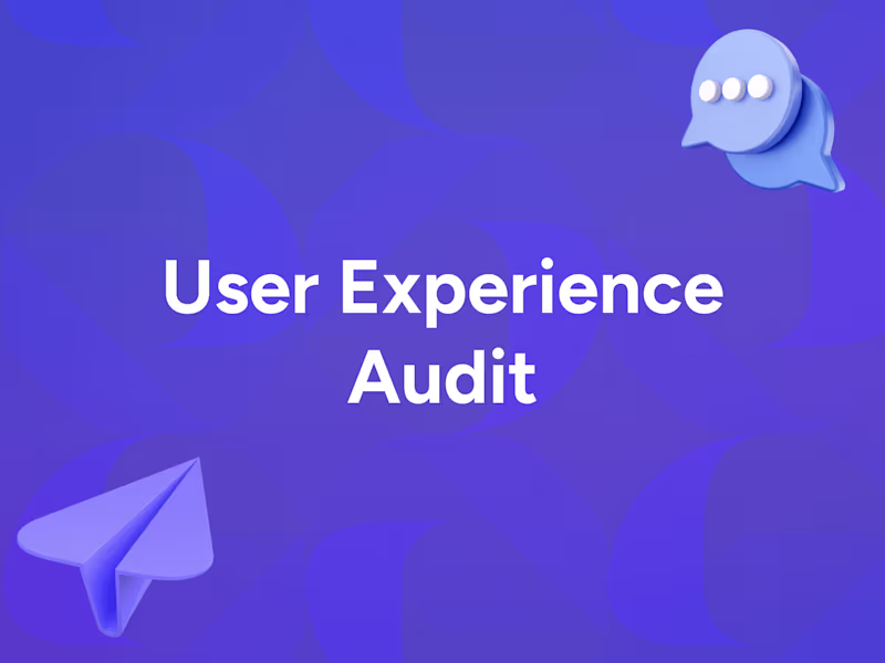 Cover image for UX Audit