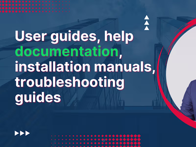 Cover image for Software documentation, user guides, and technical manuals