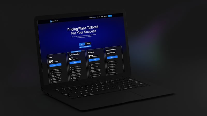 Cover image for MeetMinutes Website & Ads Landing Page
