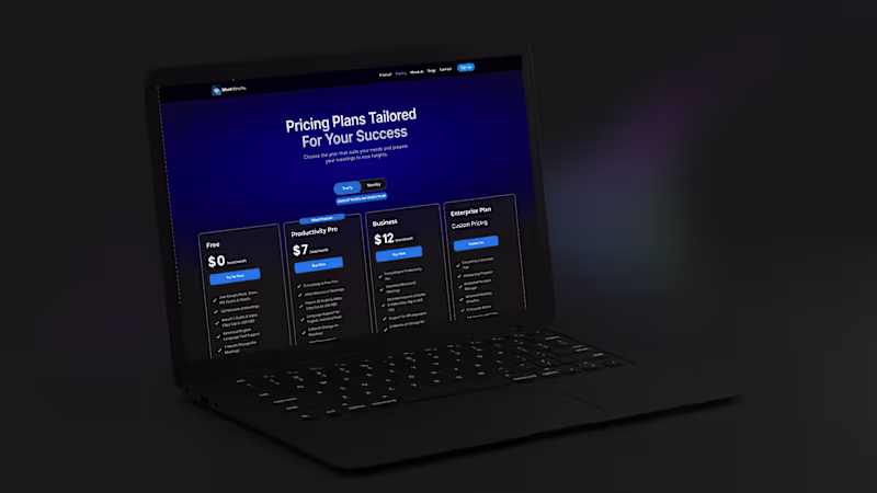 Cover image for MeetMinutes Website & Ads Landing Page