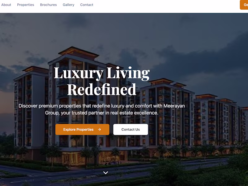 Cover image for Meerayan Group® | Trademarked Real Estate Developer in India