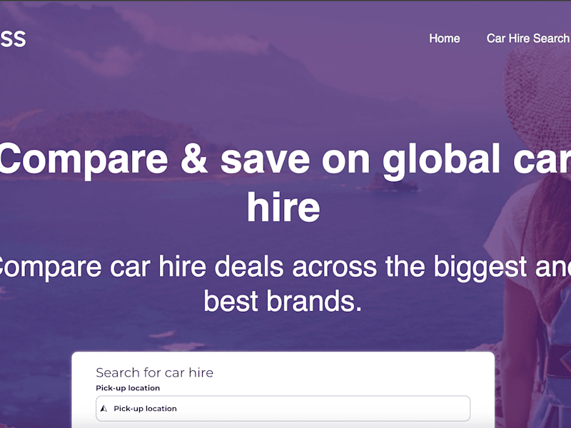 Cover image for Cheap Car Hire | Car Rental Price Comparison - Carruss.com