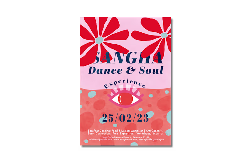 Cover image for Sangha 'Dance & Soul' poster