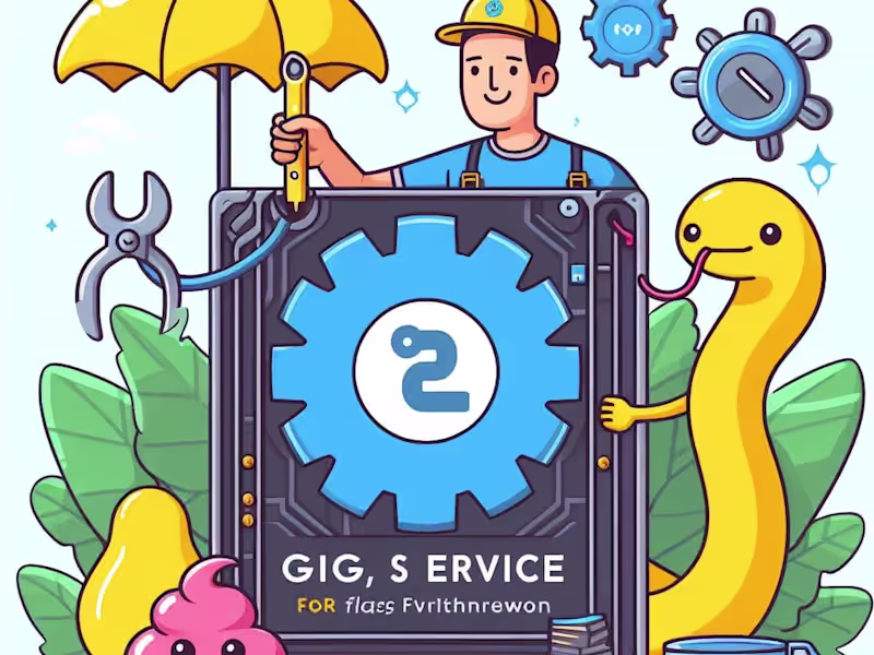 Cover image for i will develop a fully functional web app in Flask 