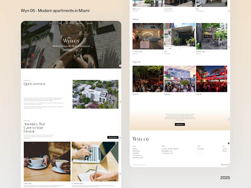 Cover image for Wynwood Apartments Website Design on Framer