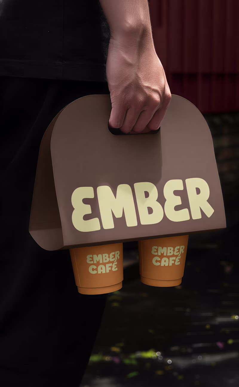 Cover image for Ember Café Brand Identity Design