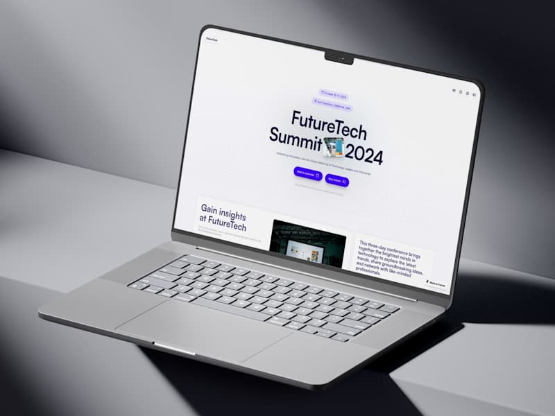 Cover image for FutureTech - Conference Framer Template