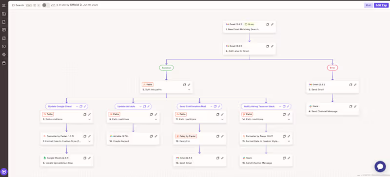 Cover image for Automated Recruitment Intake System Implementation
