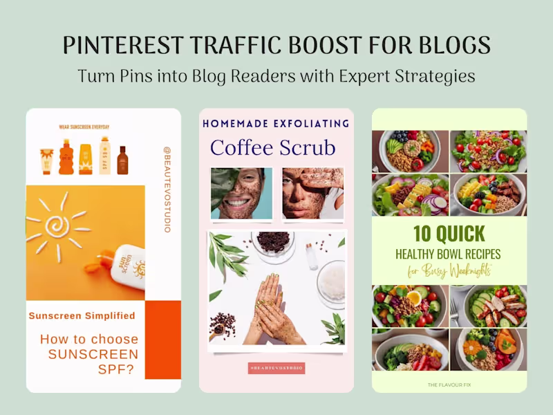 Cover image for Traffic-Driving Pinterest Pins to Boost Blog Visitors