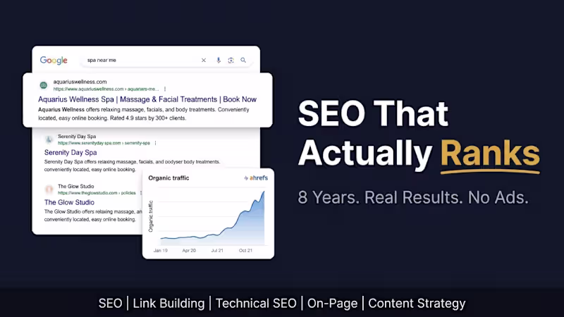 Cover image for SEO Retainer — Rank Higher, Get More Clients
