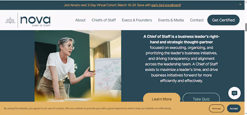 Cover image for Nova chief of Staff Kajabi