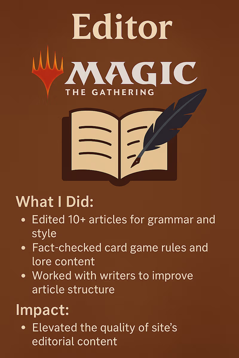 Cover image for card game writer 