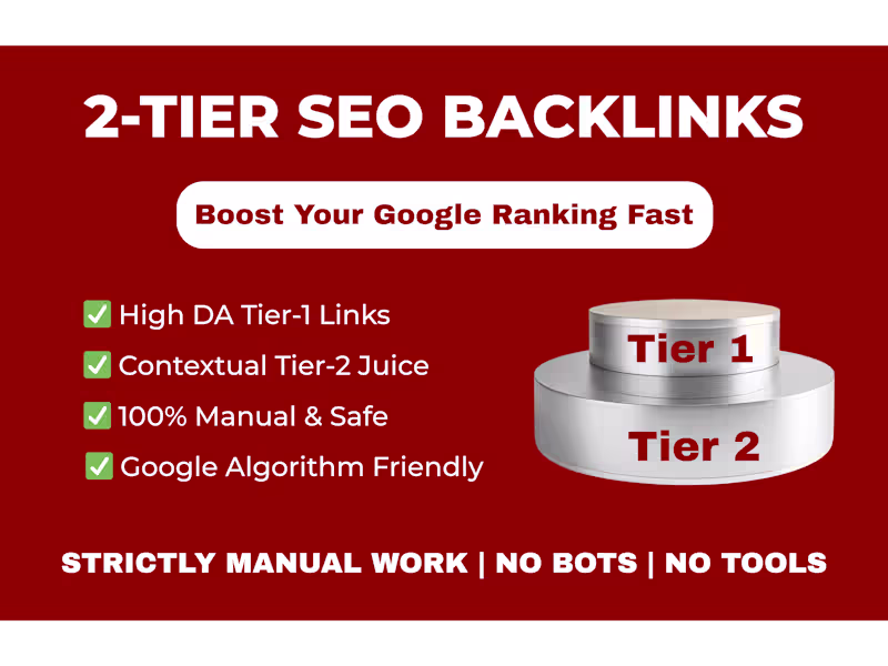 Cover image for Build High Authority tier 2 Contextual backlinks for SEO ranking