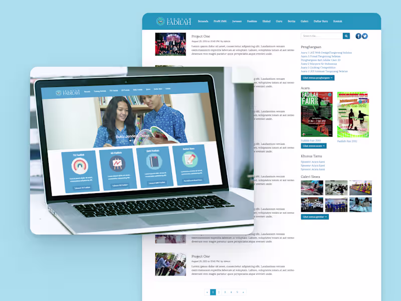 Cover image for Sekolah Fadilah Wordpress Theme