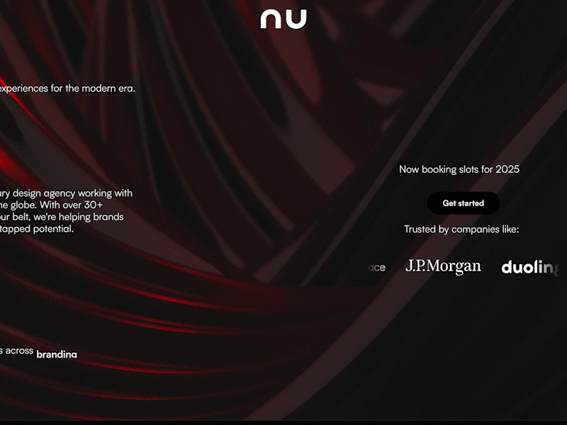 Cover image for nuwave - Website Design for a creative agency