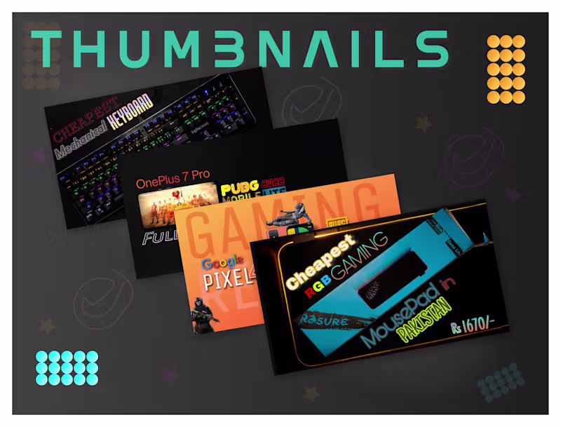 Cover image for Thumbnails For YOUTUBE