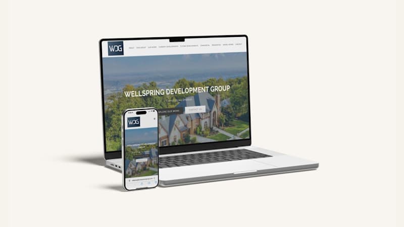 Cover image for Wellspring Development Group Website and Marketing Materials