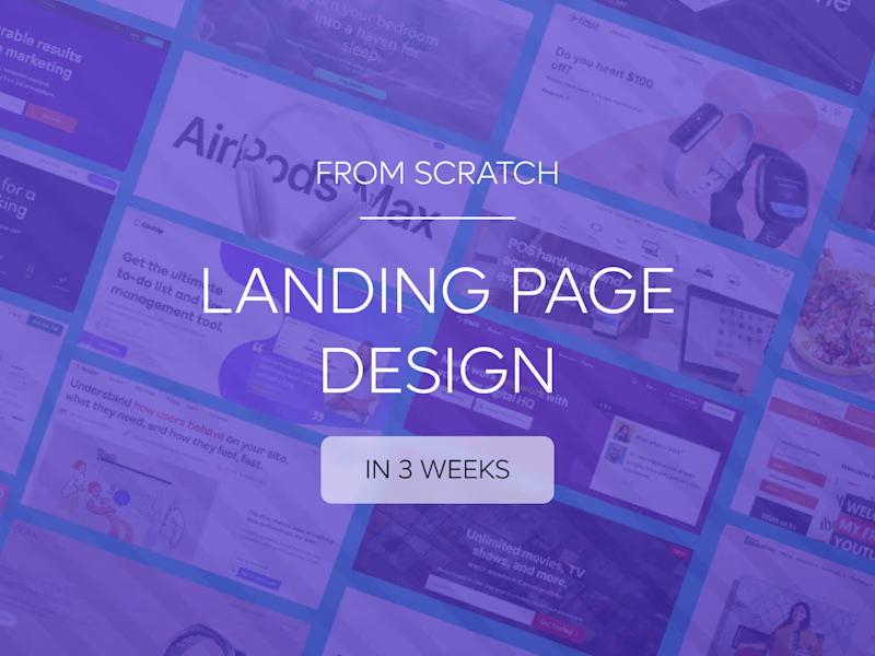 Cover image for Landing Page Design - Figma