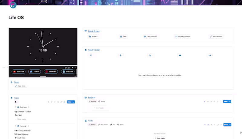 Cover image for Life OS Design in Notion