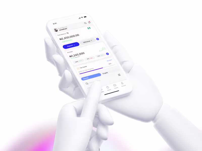 Cover image for Mobile Crypto & Investment App Design - Using Lottiefiles