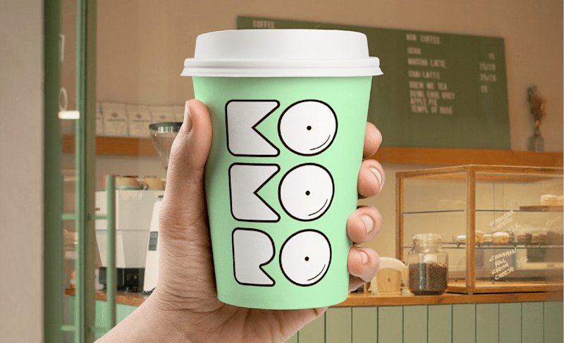 Cover image for KOKORO COFFEE | CAFE |BRANDING | Aastha Parmar :: Behance