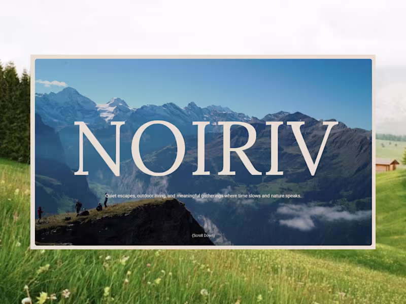 Cover image for Noiriv – Modern Ranch Retreat Landing Page Template