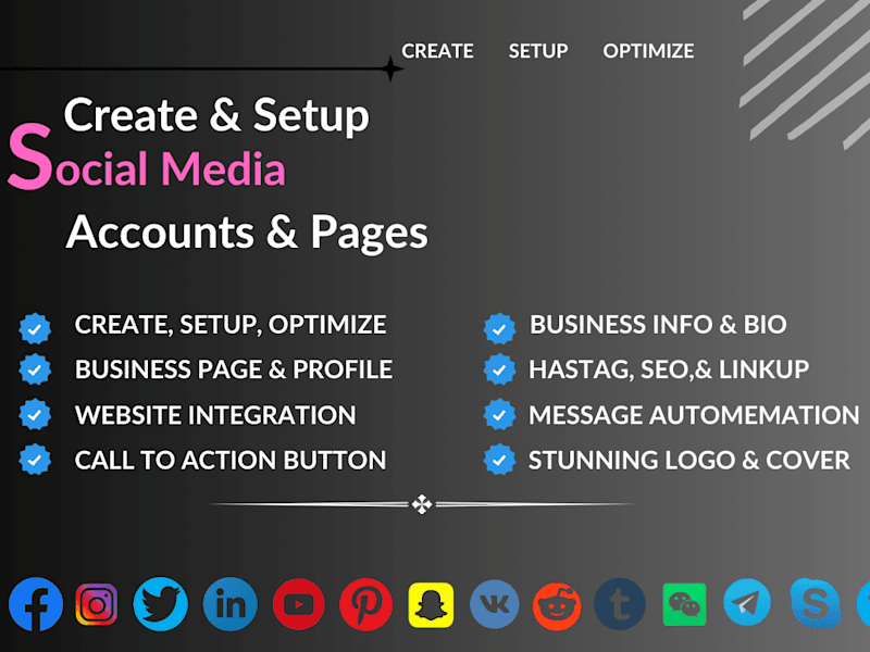 Cover image for Social Media Setup and Optimization