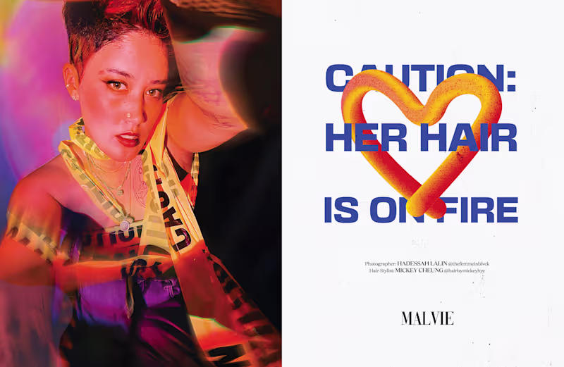 Cover image for Was published as a Model and Photographer in MALVIE Magazine...