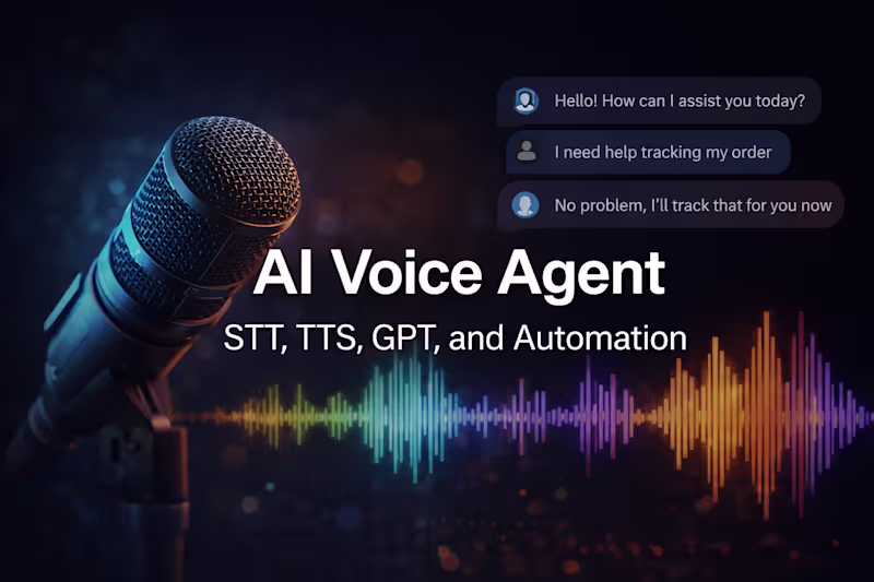 Cover image for AI Voice Agent with STT, TTS, and GPT