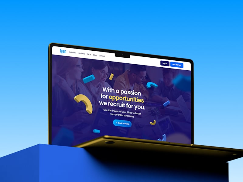 Cover image for Teen hire — Branding, UI/UX, Landing page