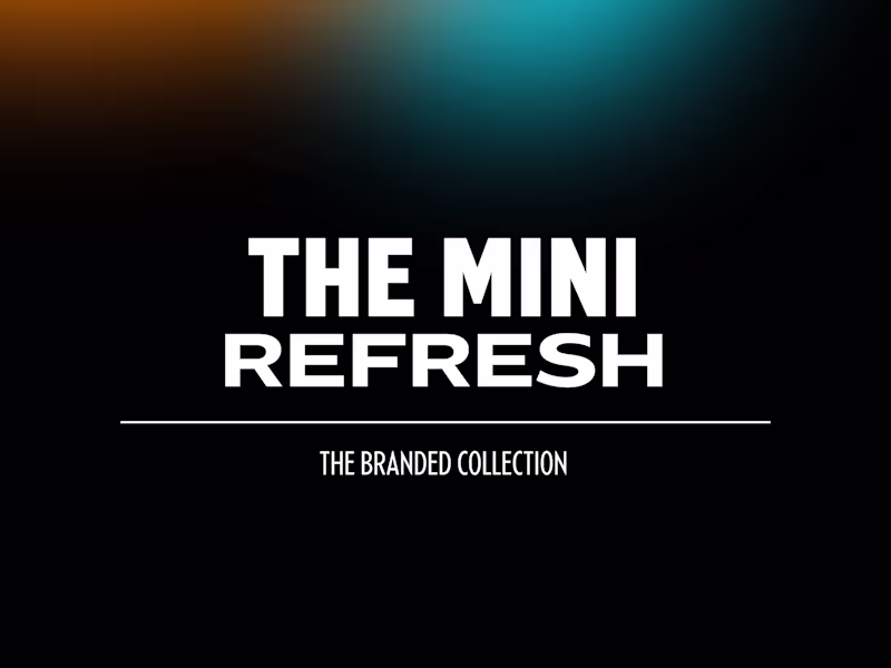 Cover image for 🚀 THE MINI REFRESH 🚀