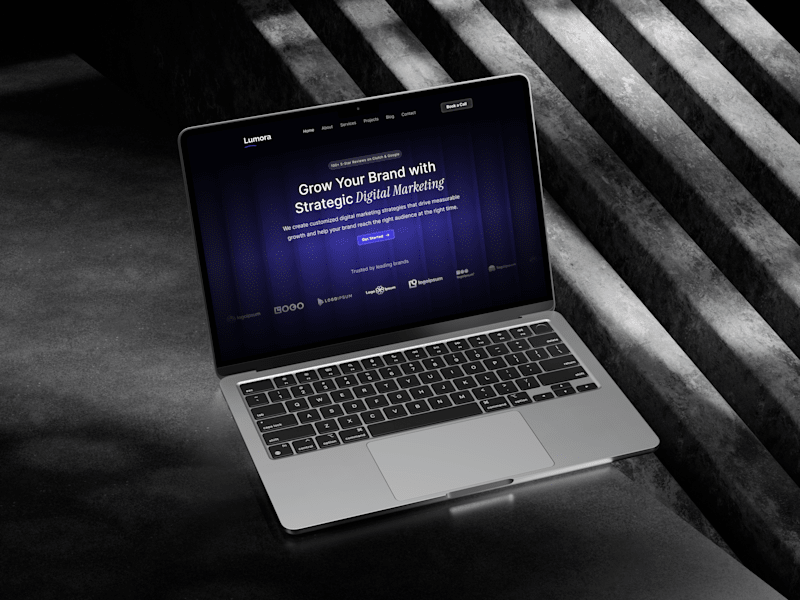 Cover image for Lumora - Digital Marketing Agency Website Development