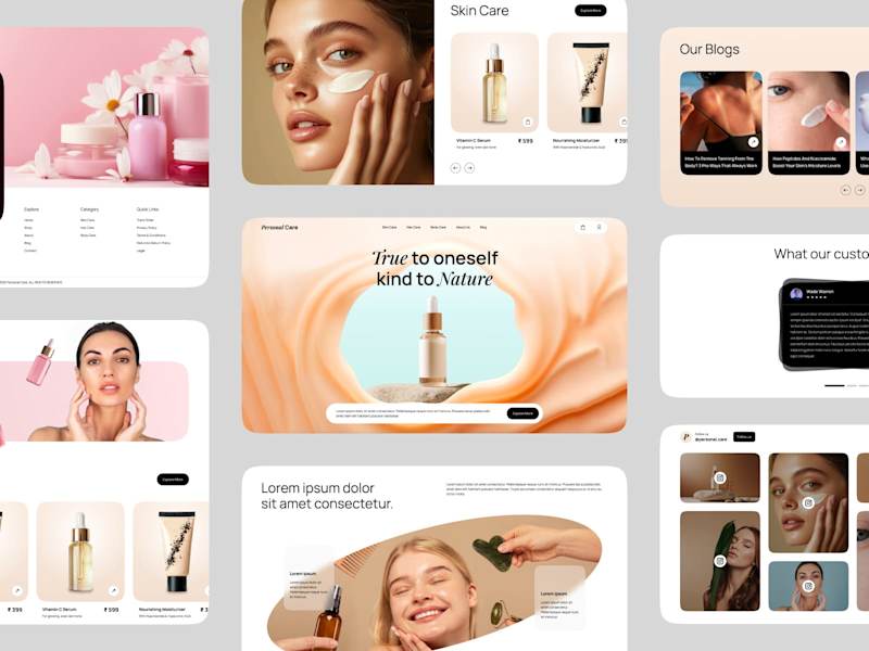 Cover image for E-commerce Platform Design for Premium Beauty Brand