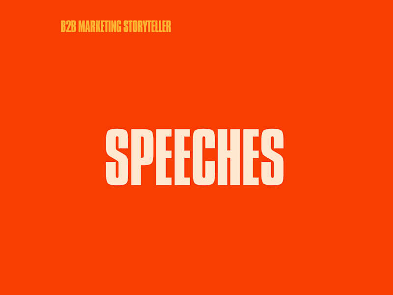 Cover image for Expert-level executive ghostwriter for industry speeches