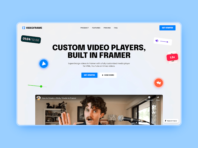 Cover image for VideoFrame site
