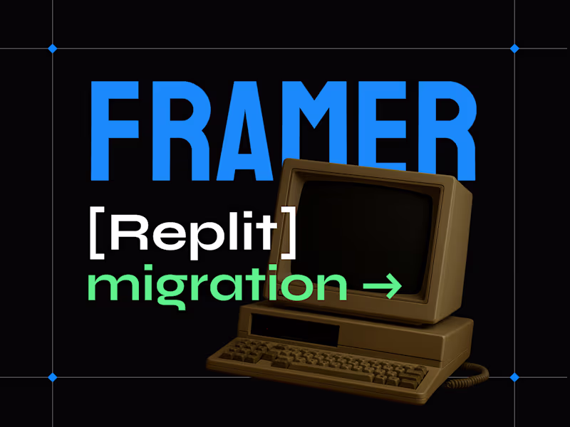 Cover image for Repilt → Framer Website Migration