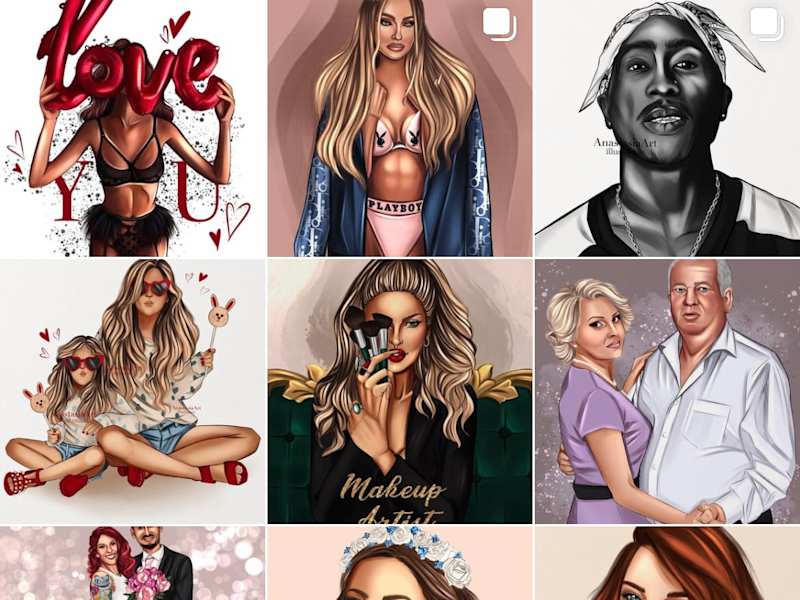 Cover image for Anastasia (@anastasiapascalart) • Instagram photos and videos