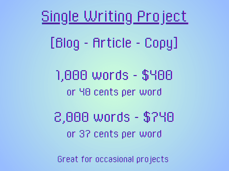 Cover image for Single Health Writing Project